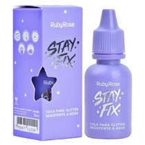 Cola Para Glitter Stay Fix Resistente A Água 10ml Ruby Rose