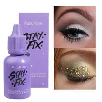 Cola para Glitter Stay Fix Ruby Rose HB584 A Prova D'Agua