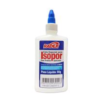 Cola para isopor 90g especial Radex, uso artístico e profissional