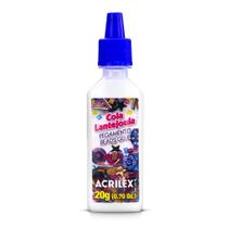 Cola Para Lantejoula e Artesanatos Transparente 20g - Acrilex Cola Para Lantejoula e Artesanatos Transparente 20g - Acrilex