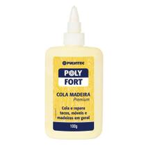 Cola para Madeira 100g PolyFort - Pulvitec Cola para Madeira 100g PolyFort - Pulvitec