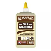 Cola Para Madeira Taco Mdf Móveis Papel Tecido 250g Almaflex