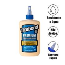 Cola para Madeira Titebond II Premium Wood Glue