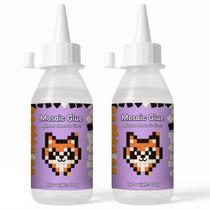 Cola para mosaico 1DFAUL 200 g transparente impermeável de secagem rápida Cola para mosaico 1DFAUL 200 g transparente impermeável de secagem rápida