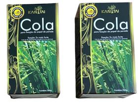 Cola Para Papel De Parede Kantai - Instantânea - Arroz - 2 UNIDADES Cola Para Papel De Parede Kantai - Instantânea - Arroz - 2 UNIDADES