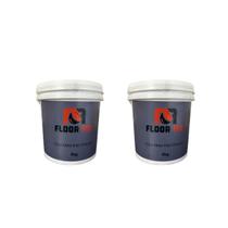 Cola Para Piso Vinilico Adesivo Floor Fix 4Kg Kit 02 unidade