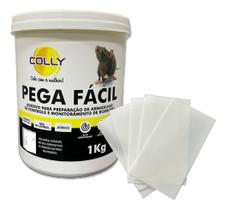 Cola para Ratos Colante Adesivo Armadilha Pronto Uso 1 Kg Colly Cola para Ratos Colante Adesivo Armadilha Pronto Uso 1 Kg Colly
