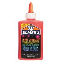 Cola Para Slime Com Glitter Neon 147 Ml Rosa Elmers 39720