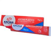 Cola Para Tubos E Conexoes Pvc Krona 75Gr. - Kit C/30 Pecas Cola Para Tubos E Conexoes Pvc Krona 75Gr. - Kit C/30 Pecas