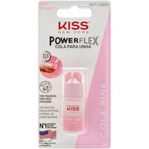Cola Para Unha Postiça Powerflex Secagem Rápida Pink Kiss