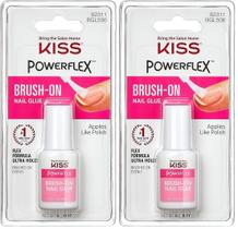 Cola para unhas KISS PowerFlex Brush-On 5g Ultra Hold Pack 2