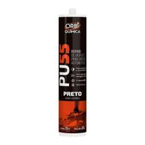 Cola Parabrisa Orbi PU55 para Uso Geral Preto 230ml/380g Cola Parabrisa Orbi PU55 para Uso Geral Preto 230ml/380g
