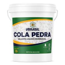 Cola Pedra 18 Litros Vbrasil Fixador Selante Líquido permeável Cola Pedra 18 Litros Vbrasil Fixador Selante Líquido permeável
