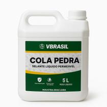 Cola Pedra 5 Litros Vbrasil Fixador Selante Líquido Permeável Branco