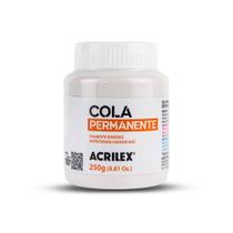 Cola Permanente 250g Acrilex 16225 (indicado para uso com stencil)