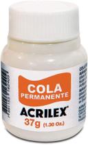 Cola Permanente Acrilex 37g Para Tecidos, Papel E Plástico