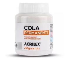 Cola Permanente ACRILEX Sem Cor 250grs - 16225