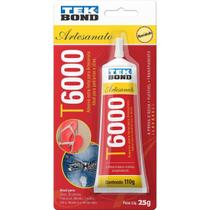 Cola Permanente P/ Artesanato Tekbond T6000 25g Blister - 24357002502
