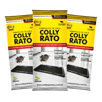 Cola Placa para Rato Placa Adesiva Roedores Pega Gruda Rato Camundongo 3 Pares