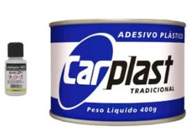 Cola Plastica Cinza Carplast - 400gr