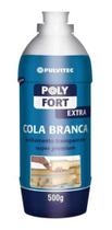 Cola Polyfort 500Gr Branca Pulvitec