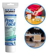 Cola Preg Fácil 140g Substitui Pregos Parafusos Tekbond Tran