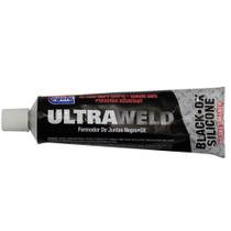 Cola Preta Ultraweld Silicone Selador de Juntas Alta Temperatura Secagem Rápida 95ML - Cyclo