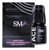 Cola Profissional Ace Sm Para Alongamento De Cílios 3g Preto
