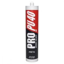 Cola Pu40 .Pro Pu40 Soudal Preto 230Ml/400G.