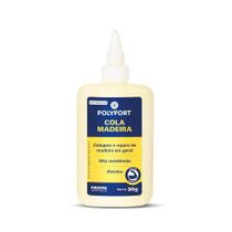 Cola Pulvitec Madeira Polyfort 90g - Embalagem com 12 Unidades Cola Pulvitec Madeira Polyfort 90g - Embalagem com 12 Unidades