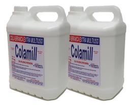 Cola pva branca 10kg - 2 galões de 5kg Cola pva branca 10kg - 2 galões de 5kg