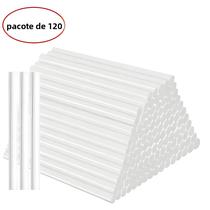 Cola Quente Translúcida Em Bastão De 7mm 100mm EVA 60PCS 120PCS Para Álbum De Fotos DIY Madeira