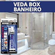 Cola Silicone Acético Transparente 50g Vedação Box Sifão Cola Silicone Acético Transparente 50g Vedação Box Sifão