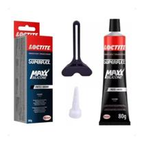 Cola Silicone Alta Temperatura Loctite 522 Maxx Preto 80g Cola Silicone Alta Temperatura Loctite 522 Maxx Preto 80g