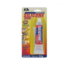 Cola Silicone Bond Garin 50 Gr Incolor Blister Ssai-050 - Kit C/12