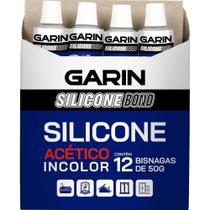 Cola Silicone Bond Garin 50G Incolor Ssai-050C . / Kit C/ 12