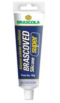 Cola Silicone Brascoved 50g Incolor Caixa c/16uni.