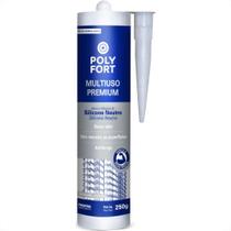 Cola Silicone Polyfort 250G Neutro Incolor Pulvitec Zn142 Cola Silicone Polyfort 250G Neutro Incolor Pulvitec Zn142