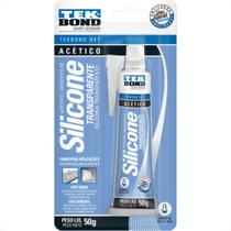 Cola Silicone Tekbond 50G Acetico Incolor Com Blister 0029.000155.012Bt Cola Silicone Tekbond 50G Acetico Incolor Com Blister 0029.000155.012Bt