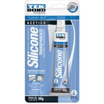 Cola Silicone Transparente Acético 50g Tekbond Cola Silicone Transparente Acético 50g Tekbond