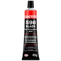 Cola Silicone Vedante Junta Motor Black 598 Loctite 85g