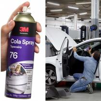 Cola Spray 3m 76 500ml 1 Und, Secagem Rápida Tecido Espuma
