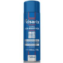 Cola Spray De Alta Resistência Aerosol Kisafix 340ml - Fixação Forte e Duradoura