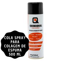 Cola Spray para espuma acústica tecido forro rende até 10 M²