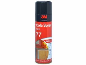 Cola Spray Super 77 3 M Ideal Para Isopor Papel Cortiça Espuma Tecido Madeira Secagem rápida - 3M