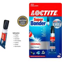 Cola Super Bonder Original Loctite 3 G Forte Rápida Secagem