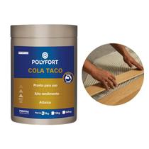 Cola Taco PVA Tecido Piso Papel Polyfort Branco 5kg Pulvitec