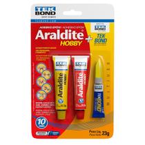 Cola Tekbond Araldite + Cola Instantanea 2gs Kit Hobby 23g Cola Tekbond Araldite + Cola Instantanea 2gs Kit Hobby 23g