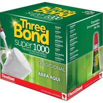 Cola Three Bond 1000 2g - Embalagem com 24 Unidades