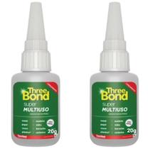 Cola ThreeBond 20g 2 Unidades Adesiva Multiuso Instantânea Ultrarrápida Cola ThreeBond 20g 2 Unidades Adesiva Multiuso Instantânea Ultrarrápida
